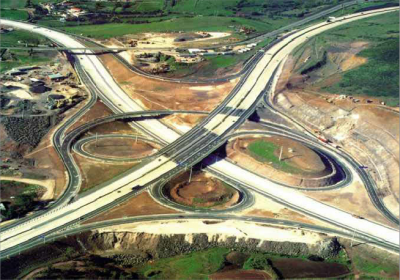 <div style="text-align:center; color:white;"><div style="font-size:17px; ">General works and engineering structures between Montemor and Loures on the A9 / CREL</div><br>Client: Brisa<br>Year: 1993 – 1995</div>