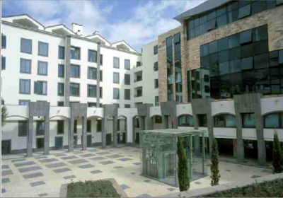 <div style="text-align:center; color:white;"><div style="font-size:17px; ">Arriaga Building</div><br>Client: Construtora do Tâmega<br>Year: 2001 – 2004</div>