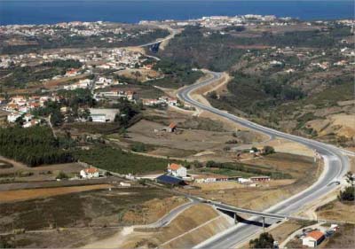 <div style="text-align:center; color:white;"><div style="font-size:17px; ">Ericeira / Mafra and link road connection to Mafra / Malveira</div><br>Client: Mafratlântico – Vias Rodoviárias, EM <br>Year: 2008 – 2008</div>
