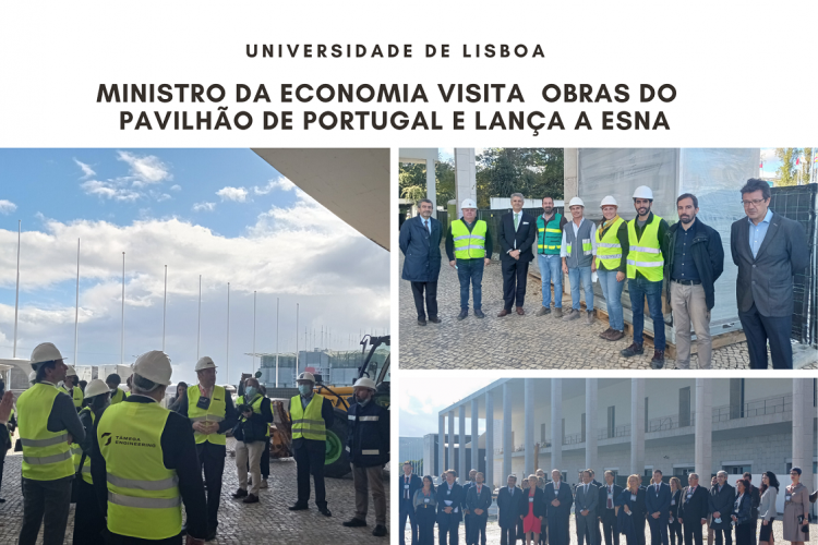 Ministro da Economia visita o Pavilhão de Portugal
